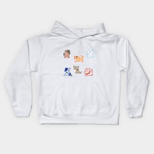 Dog Art (Mixed Breed) Kids Hoodie